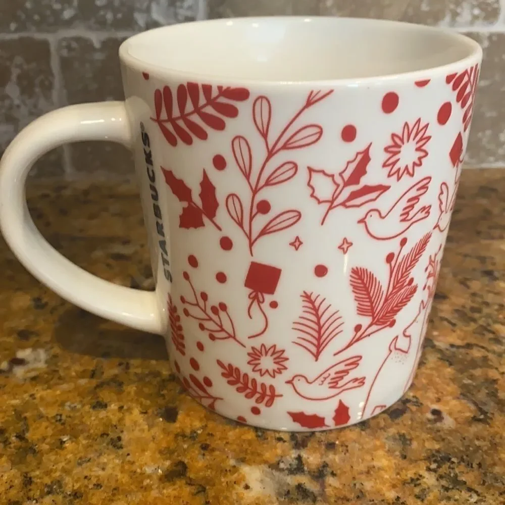 Starbucks holiday winter print mug